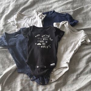 Neutral Mixed Brand Body Suit Bundle (Set of 5)